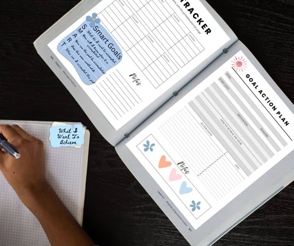 Creating a goal setting workbook towards clearing abundance blocks