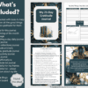 Teal and Gold 21 Day Gratitude Journal