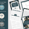 Teal and Gold 21 Day Gratitude Journal